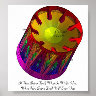 Poster Se você traz adiante o que está dentro de você,