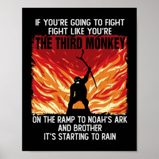 Poster Se Você Vai Combater Como O Terceiro Monge