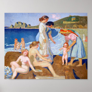 Poster Sea Bathing, Maurice Denis