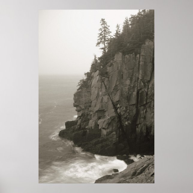 Poster Sea Cliff no Quoddy Head, Maine (Frente)