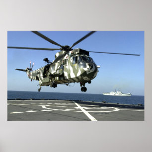Poster Sea King britânico