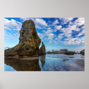 Pôster Sea Stacks on Bandon Beach em Bandon, Oregon 1