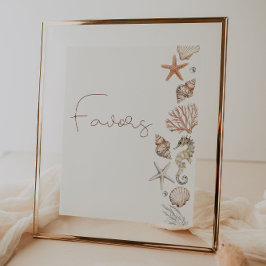 Poster Sea You Soon Baby Shower Favors