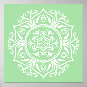 Pôster Seafoam Mandala