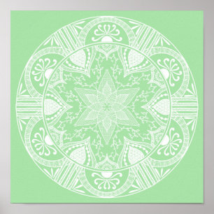 Pôster Seafoam Mandala