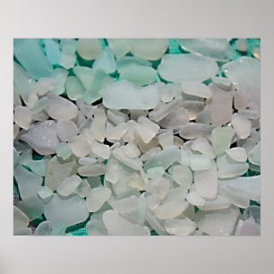 Pôster Seafom branco Seaglass