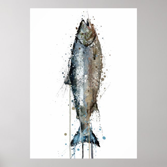 Poster Seafood Salmon (Frente)
