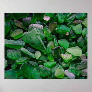 Pôster Seaglass verde