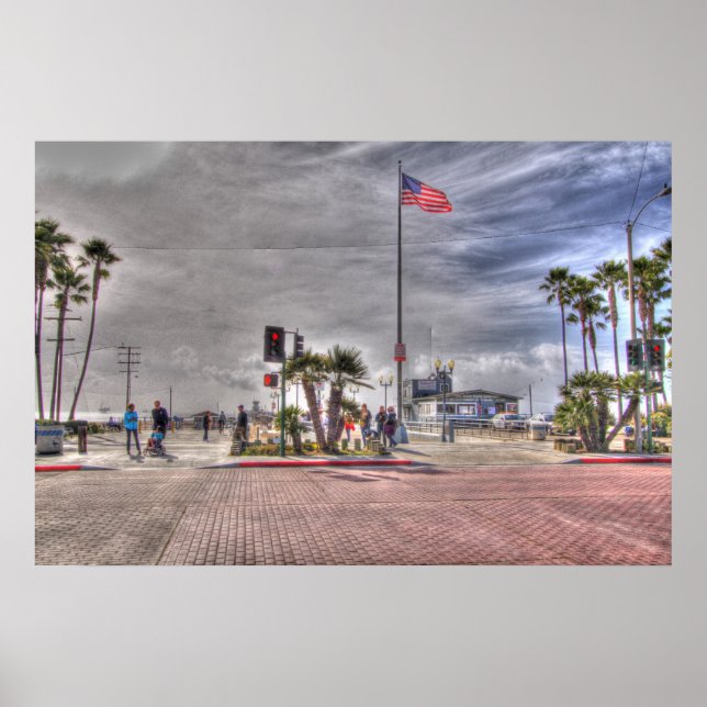 Poster Seal Beach California (Frente)