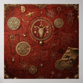 Poster Seal of the Hidden Order