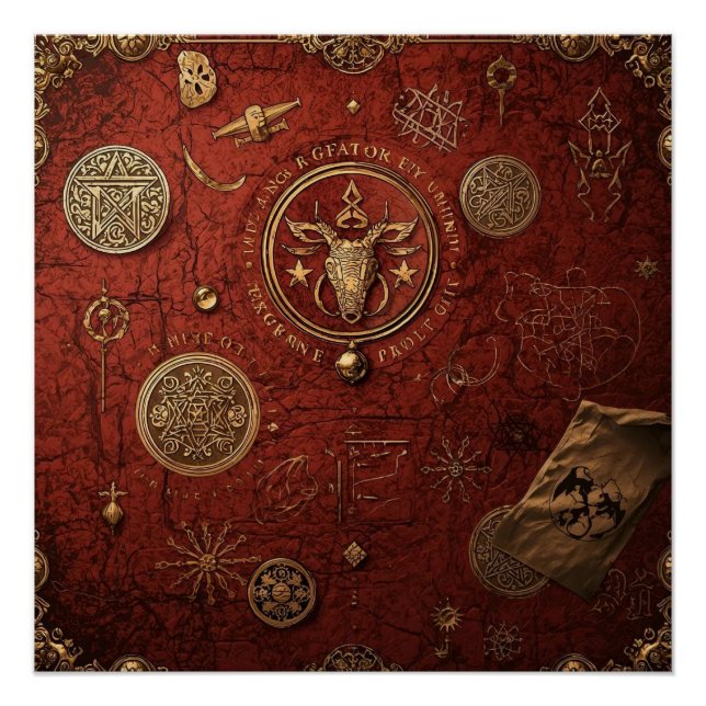 Pôster Seal of the Hidden Order (Frente)