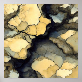 Poster Seamless Speckled Crystalline Fabric Pattern