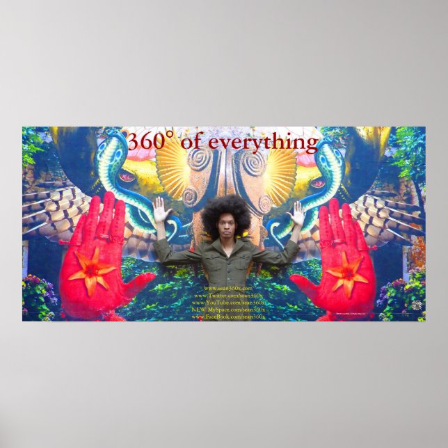 Poster sean360x all-SEEing 360° (Frente)