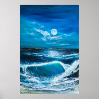Poster Seascape art on