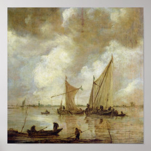 Pôster Seascape tormentoso, 1655