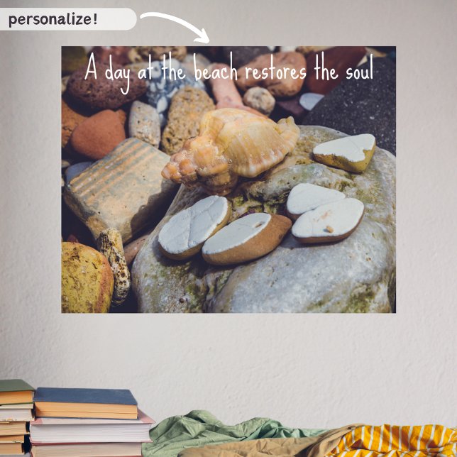 Poster Seashell no mar (Criador carregado)