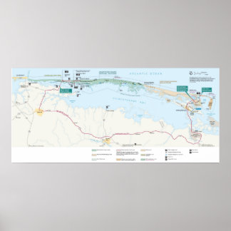 Pôster Seashore Nacional da Ilha de Assateague