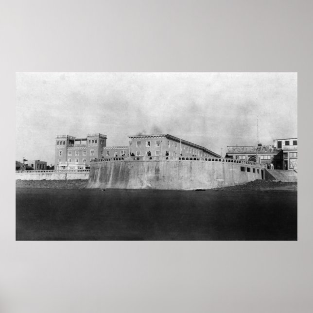 Poster Seaside, Oregon Hotel e Turnround (Frente)