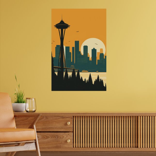 POSTER SEATTLE #1 (Sala de Estar 2)