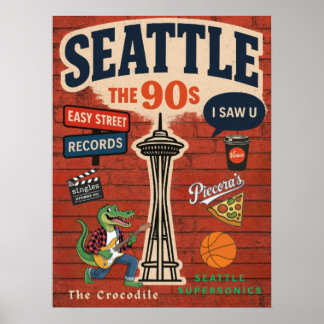Poster Seattle, 90