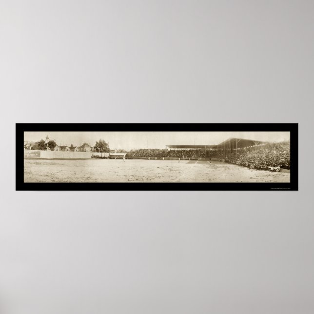 Pôster Seattle Baseball Park Foto 1907 (Frente)