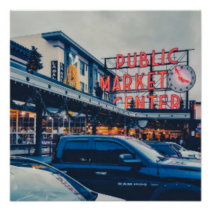 Pôster Seattle Pike Market