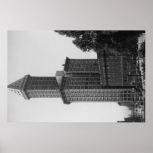 Pôster Seattle, WA - torre de Smith que constrói 2