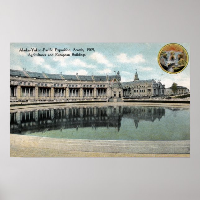 Pôster Seattle, Washington (Frente)