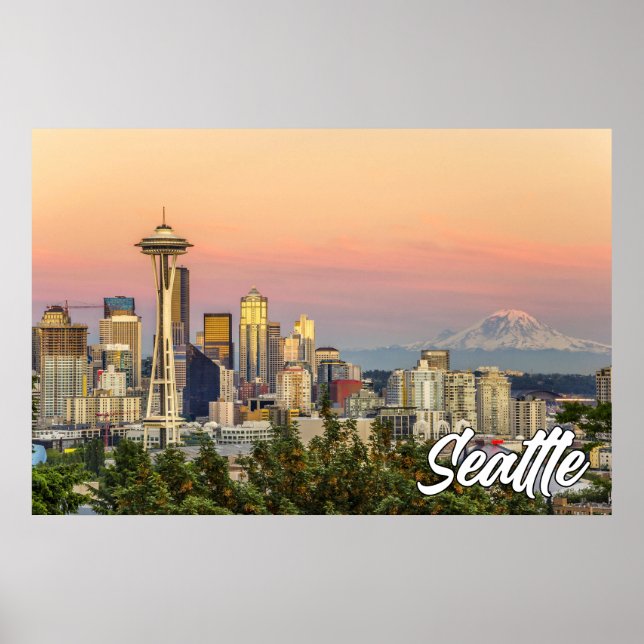 Poster Seattle, Washington, Estados Unidos (Frente)
