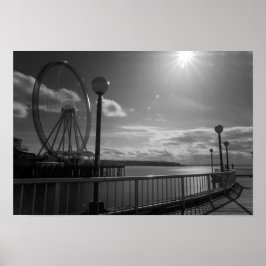 Poster Seattle waterfront