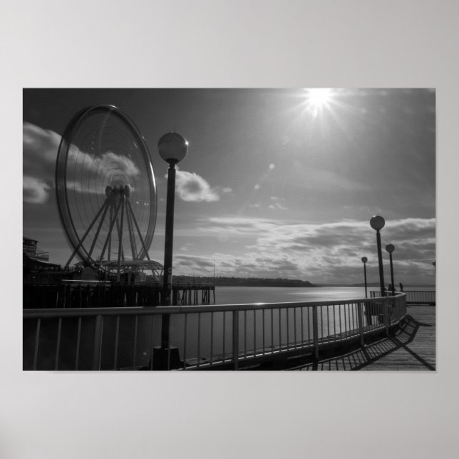 Poster Seattle waterfront (Frente)