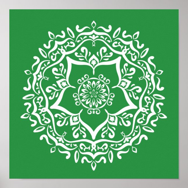 Pôster Seaweed Mandala (Frente)
