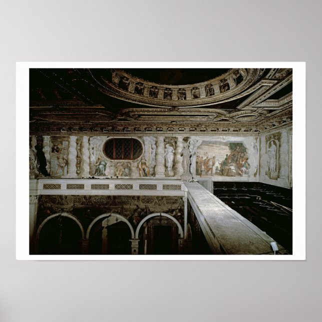 Pôster Sebastian antes do Imperador, seu Martírio. (Frente)