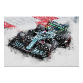 Pôster Sebastian Vettel 2021