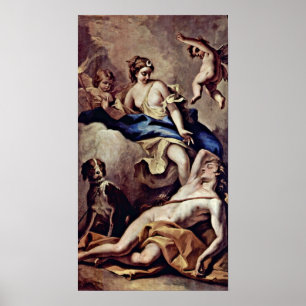 Pôster Sebastiano Ricci - Selene e Endymion,