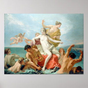 Poster Sebastiano Ricci Triunfo da Vênus Marinha