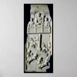 Pôster Seção de um diptych