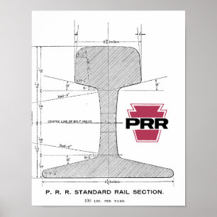 Pôster Seção do Caminho de Ferro da Pensilvânia