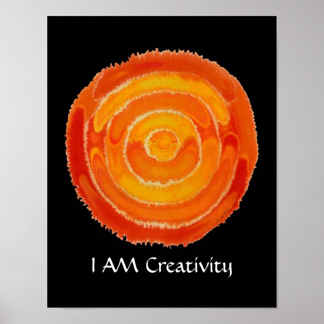 Poster Second Chakra Art: #1: Creativity Issues (Frente)