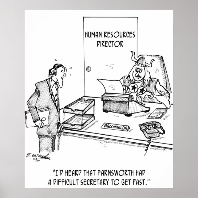 Poster Secretário Difícil (Frente)