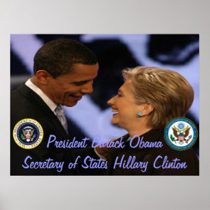 Pôster Secretário do presidente Obama de presentes de