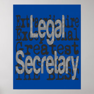 Poster Secretário legal Extraordinaire