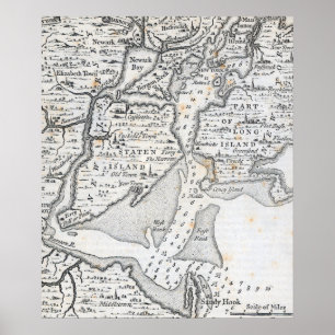 Poster Século XVIII médio de New York  