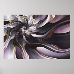 Pôster Seda de Aquarela