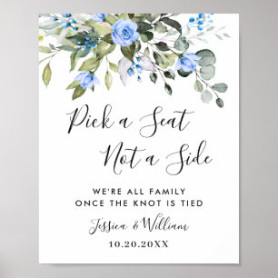 Poster Sede da Cerimônia de Casamento Eucalyptus Elegante