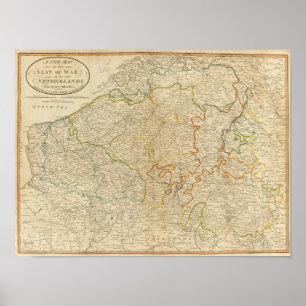 Poster Sede de guerra Países Baixos