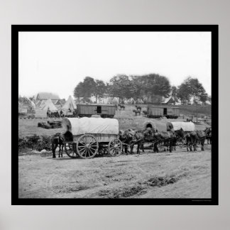 Pôster Sede do General McClellan 1862