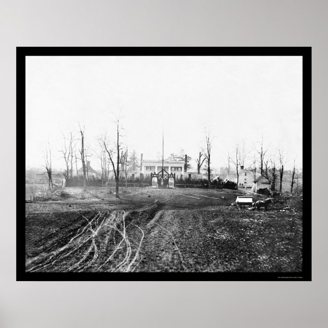 Pôster Sede na estação Brandy, VA 1864 (Frente)