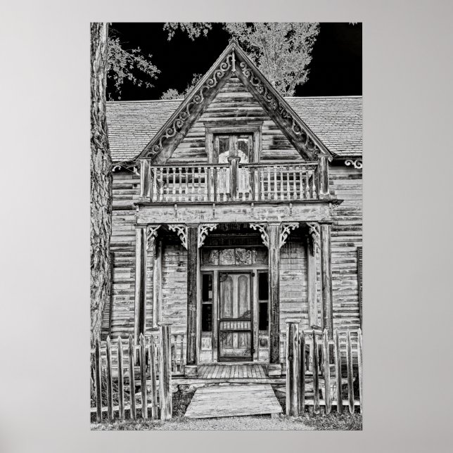 Poster Sedman Home Porch - Cidade Ghost de Nevada City Mo (Frente)