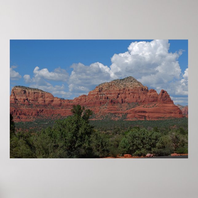 Poster Sedona Red Rock Mountain 082 (Frente)